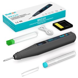 BK210 Soldering Iron Kit, 3200mAh Wireless Electric Soldering Iron Pen with Precision Soldering Tip (C210), LED Digital Display,Auto-Hibernation, for Precision Repair of Electronic Products (BK210)