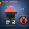 Nilight Battery Disconnect Switch 100A Master Disconnect Isolator 12V-48V On