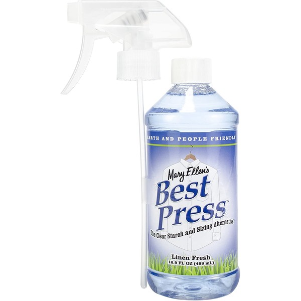 Mary Ellen Products Best Press Linen Fresh Spray Starch, 16 Ounce