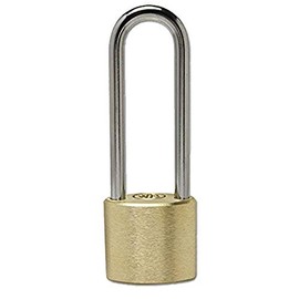 Wilson Bohannan 1722B 1 C 4340 117 17227 3" Steel Shackle Padlock with Tag