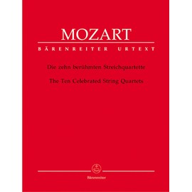 Mozart: The Ten Celebrated String Quartets (Set of Parts)
