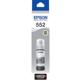 Epson T552 - EcoTank - Grey Ink Bottle for EcoTank ET-8500 and ET-8550, Single Pack, C13T06W592