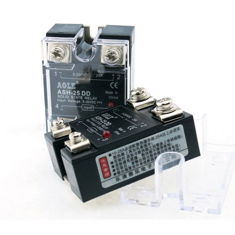 WerFamily SSR Solid State Relay SSR-25DD DC-DC 3-32V DC /