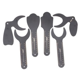 Photographic Black Contraster 6 pcs in Cassette Autoclavable Dental Orthodontic Oral Cheek retractors Photographic Black Background Backdrop ARTMAN Brand