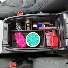 JOJOMARK Compatible with Ford Escape 2020 2021 2022 2023 2024 2025, Bronco Sport 2021-2023 2024 2025 Accessories Center Console Tray Organizer, Armrest Secondary Storage Box