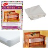 Deluxe Vinyl Zippered Crib Mattress Cover Full Encasement 28" x