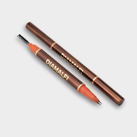 2 Tip UltraFine Pen - Beard & Eyebrows - Water Resistant - Natural Look - Easy to Use - Long Lasting - DIAMALFI:_Dark Brown