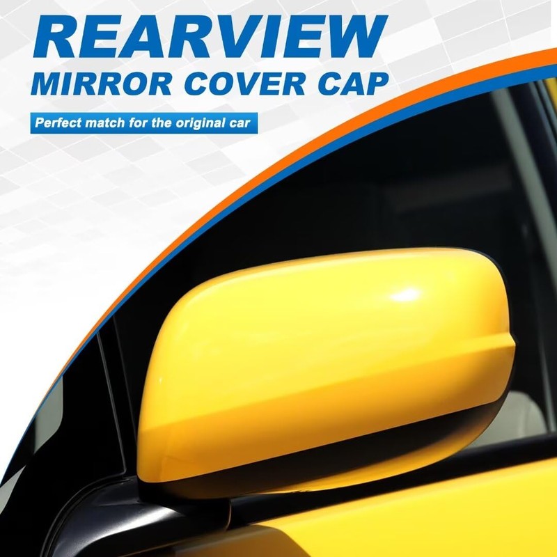 Car Door Rearview Mirror Cover Cap Housing Protective Cover For