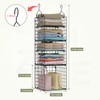 X-cosrack Hanging Closet Organizer and Storage - 5-Tier Closet Storage