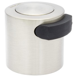 Wagner designer door stop, to screw in, brushed metal, thermoplastic rubber