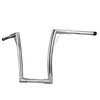 WSays 14" Rise Ape Hangers 1-1/4" Diameter HandleBar Chrome Compatible