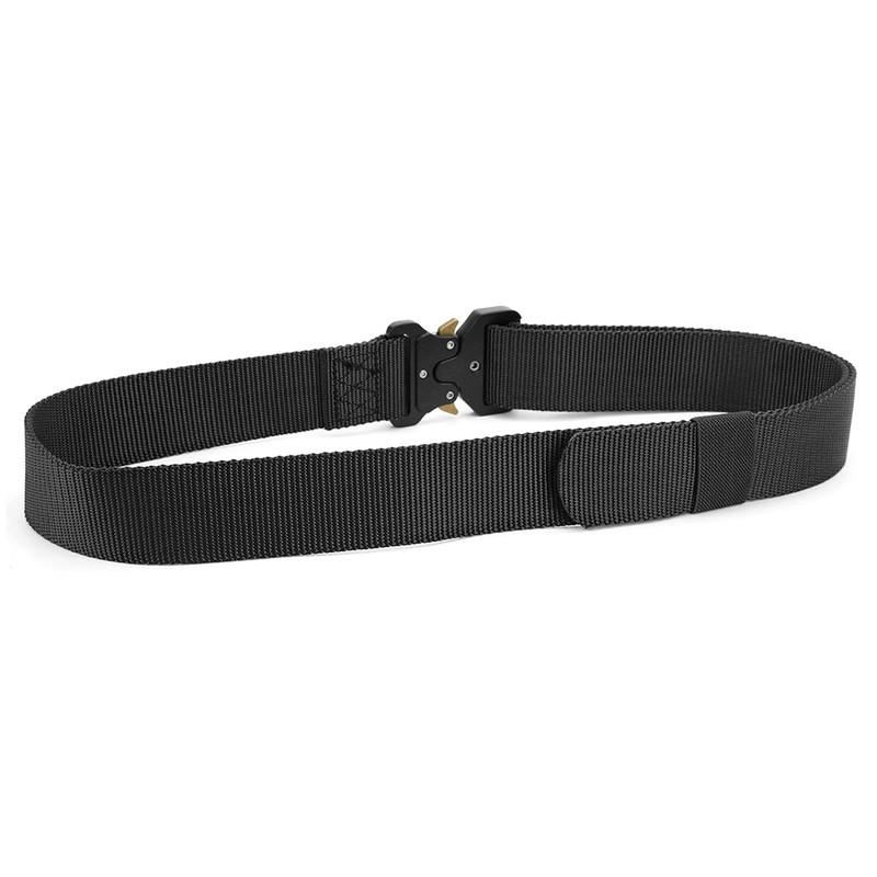 Outdoor Male Multifunction Nylon Tactics Waist Belt for Camping Climbingblack