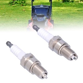 Akozon 2 x Spark Plug, Aluminium Alloy Spark Plug Replacement F6RTC for MTD 951-10292 751-10292 Torch Engine 131-039 Lawn Mower
