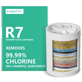 Longriver 1 Pack 33 Stage Universal Shower Filter Replacement Cartridge