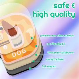 Magnetic Uppercase Letters and Numbers, Educational Learning Tool Fridge Magnets for Kids,Word Recognition 56 Pieces Magnets, Spelling Learning Games Toys for Baby Toddler Preschool