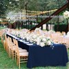 Pesonlook 2Pack Navy Blue Tablecloths for 8 Foot Rectangle Tables