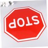 CHILDWEET 1pc Stop Traffic Sign Notice for Use Border for