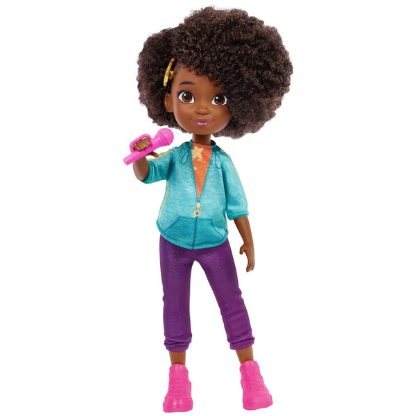 Mattel Karma's World Karma Grant Doll with Microphone Accessory, Brown Hair & Brown Eyes