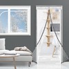 Transparent Urethane Windproof Vinyl Curtain - Window Draft Blocker for Doors & Balconies Cold Protection Magnetic Wind Blocker (100x210)
