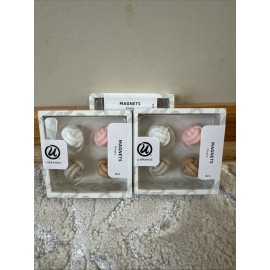 U Brands Knots 3x Magnet Set Office Organization Refrigerator Decoration
