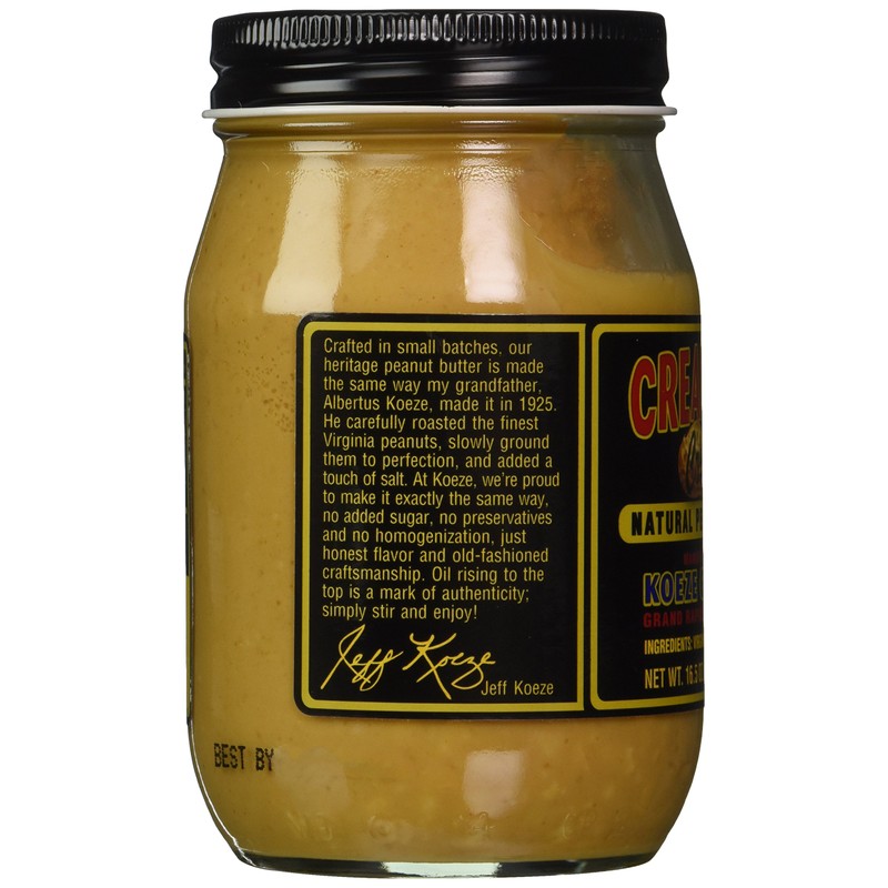 Cream-Nut Crunchy Natural Peanut Butter