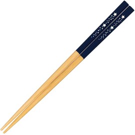 Sunlife H-06410 Children's Chopsticks Dishwasher Safe, 7.1 inches (18 cm), For Ages 7 - 9 Years, Unisex, Shooting Star, Antibacterial, Blue, Made in Japan