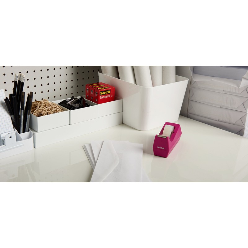 Scotch Transparent Tape, 1/2 in x 1296 in, 2 Boxes/Pack