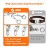 Yternal Professional Dog Martingale & Choke Chain – 3-Way Stainless