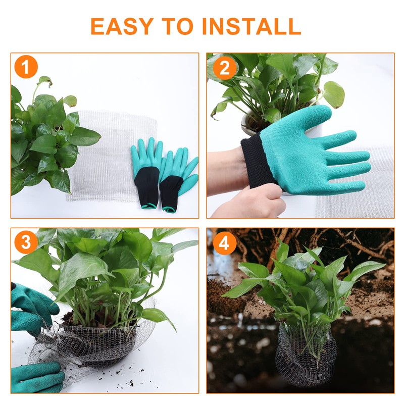 YBB 6PCS Root Guard Baskets, Gopher Wire Speed Baskets, Stainless