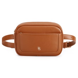 ECOSUSI Belt Bag Fashion Belt Bag PU Leather Belt Bag Women's Leather Belt Bag Women's Fashion Elegant Belt Bag Shoulder Messenger Chest Bag Adjustable Strap Fashion Belt Bag For, brown