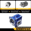 Jecoupoon NMRV040 Worm Gear Reducer Ratio 15:1 Connection Matching Standard