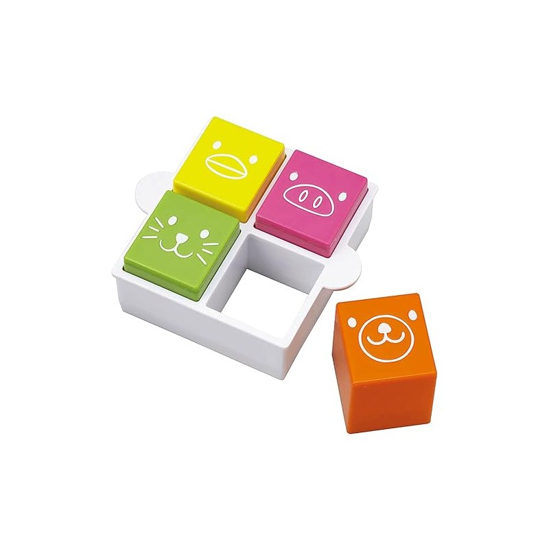 Torne P-3631 Bread Cutter Mold Animal Cube, Makes Mini Sandwiches