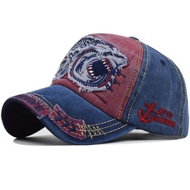 CheChury Baseball Cap Adjustable Snapback Western Fashionable Baseball Hat Retro Baseball Cap Cotton Headband Summer Hat Unisex Sun Hat for Sports Outdoor Leisure, red