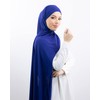 Muslim Women Luxury Crepe Tie Hijab, royal