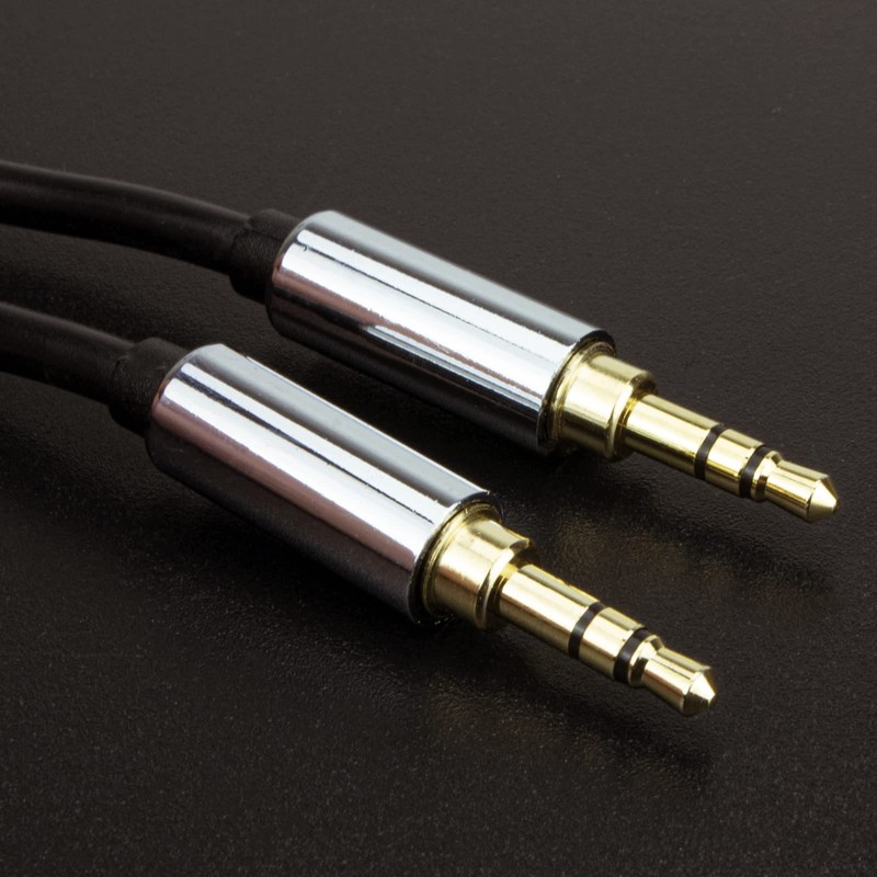 kenable PRO BLACK 3.5mm Jack Male to Male Stereo Audio