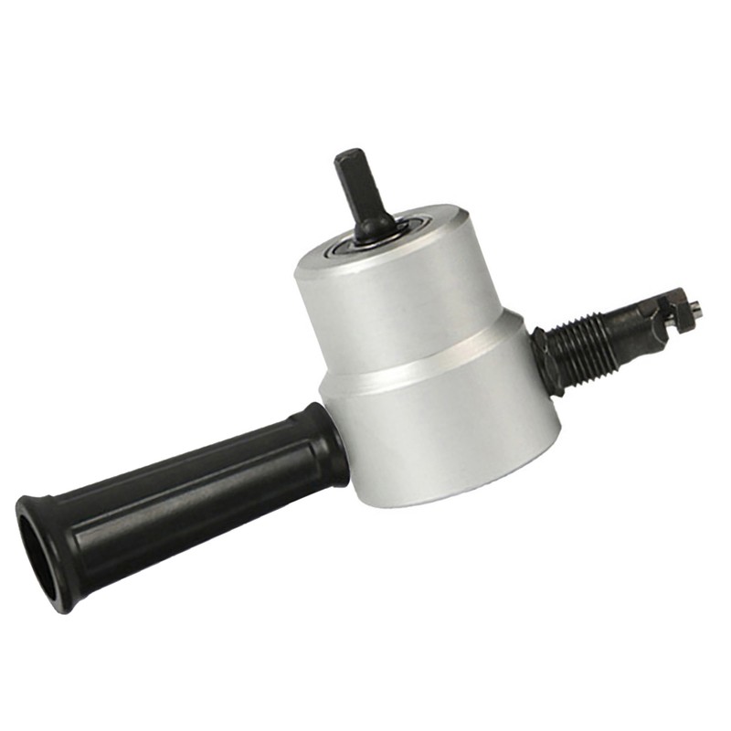 Sheet Metal Nibbler Cutter Double-headed Sheet Cutter Nibbler Drill Attachment