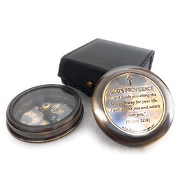 God's Providence - Religious Gifts for Christian Catholic Men, Holy Cross Engraved Quote - Baptism Gifts for Boys, Gifts for Teen Girls, LDS Seminary Graduation Gift, Inspirational Gifts for Woman