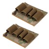 2pcs Tactical Elastic Flashlight Chemlight Battery Pen Holder 12 20