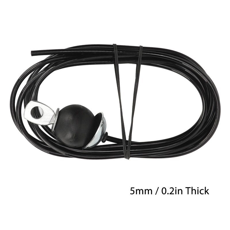 Pulley Cable Steel Wire 5mm Thick 220.5lb Load Bearing Easy