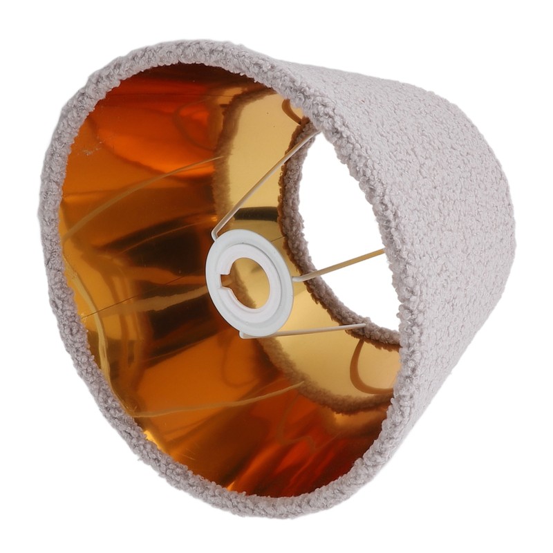 Table Lamp Shade Plush Cloth Tapered Simple Exquisite Lampshade for