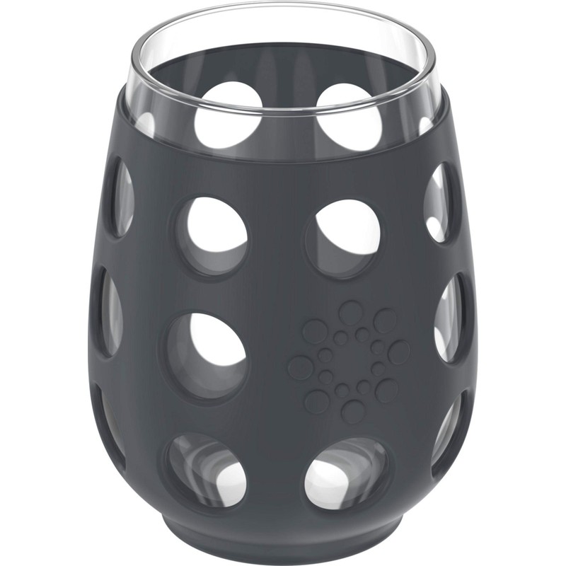 Lifefactory Wine Glass with Protective Silicone Sleeve, 4 Count (Pack