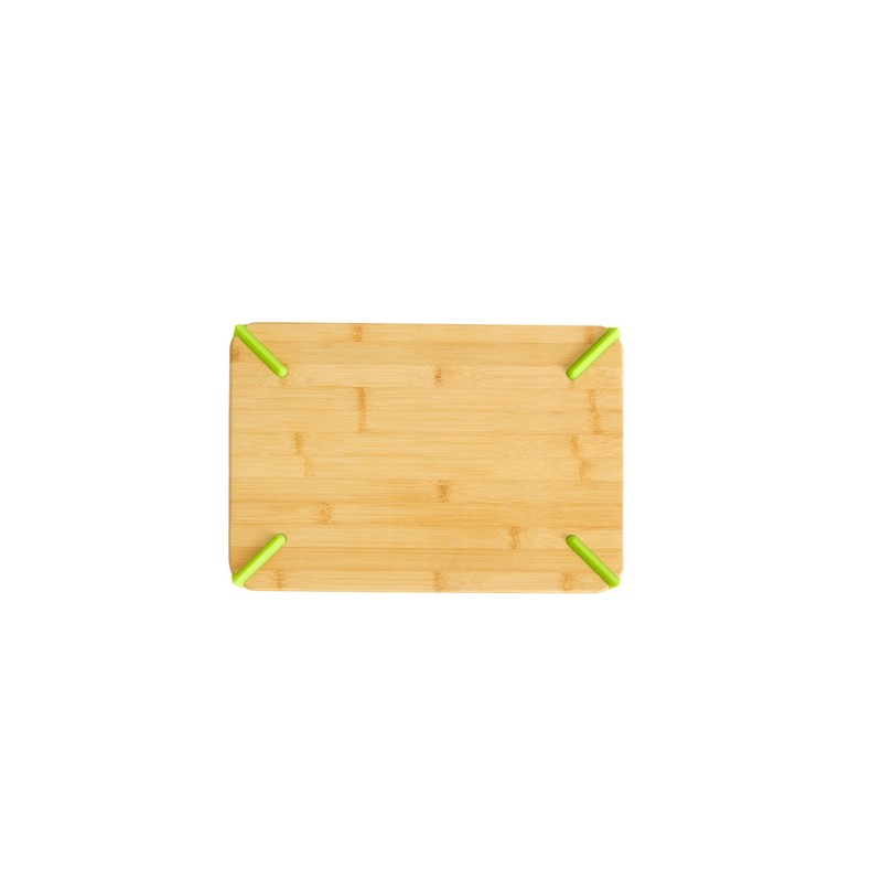 Demin Design Premium Round Bamboo Cutting Board, Heavy Duty Bamboo
