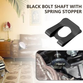 The Lord of the Tools Pack of 20 Circlips SL Clip M8 Spring Stop for Bolt Shaft DK Locking Ring Anti-Loosening Card for Cars Toys Furniture 8 x 18 mm Black