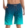 APTRO Men's Swimming Trunks, Long Swimming Shorts, Quick-Drying Board Shorts,
