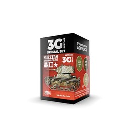 AK Interactive 3G Acrylic Paint Set - Russian WW2 Standard Colors (AK11665), Green