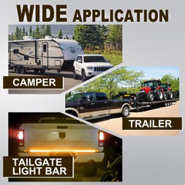 Agrieyes Premium 7 Pin to 6 Pin Trailer Light Adapter, 7 Way to 6 Wire RV Blade Trailer Plug, Trailer Connector for Pickup Truck RV