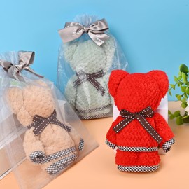 Handkerchief, Petite Gift, Bear, Towel, Handkerchief, Ladies' Gift, Towel Bear, Christmas, Petite Gift, Hand Towel, Popular, Moving, Greetings, Weddings, Birthday, Housewarming, Return, Set of 2 (Kuma