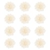 PATIKIL Chiffon Flowers, 12Pcs 2" Sewing Fabric Flower Appliques Embellishments