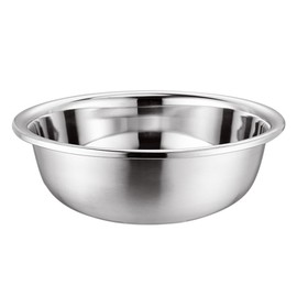 MAGICLULU Stainless Steel Basin Large Premium Polished Mirror Bowl Thicken Laundry Tub Foot Soaking Tub Dish Tub Home Dish Pan Kitchen Prep Bowl for Induction Cooker A