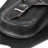 Generic Black Leather Gas Tank Bag Panel Cover Pad W/